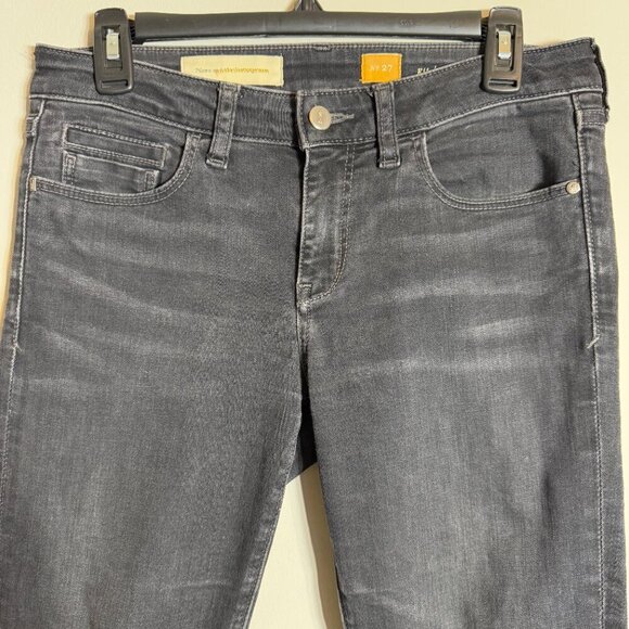 Anthropologie Pilcro and The Letterpress Stet Skinny Jeans Womens 27 Black Denim - Picture 7 of 16